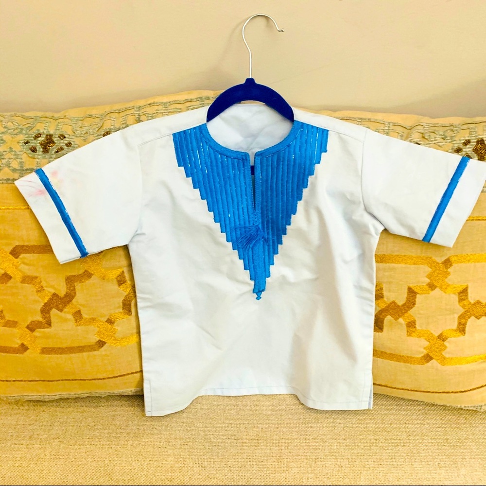 Authentic Handmade Boys African Embroidered Top